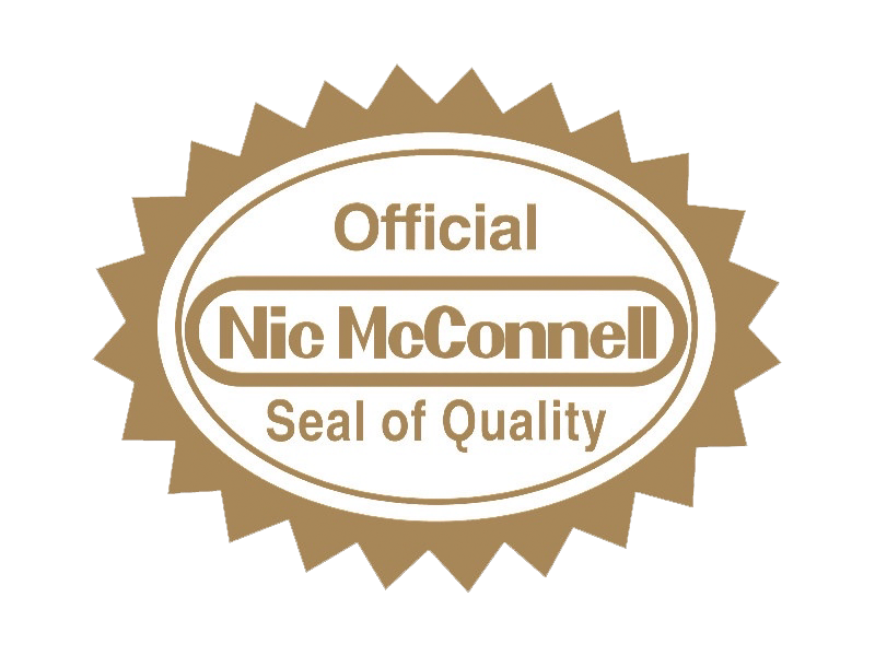 Official Nic McConnell Seal of Quality